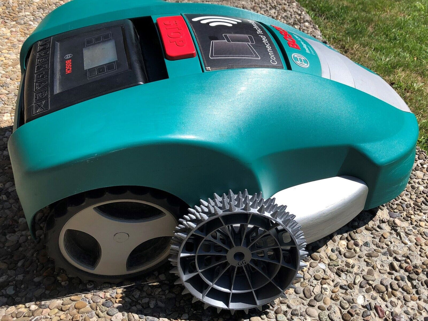 Drive Wheel Suitable forBosch Indego 1200 for Wet Grass Hills 45mm Wide