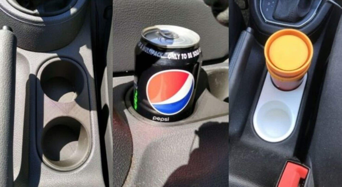 VW CADDY Cupholder Drinks Insert - Black, White, Red, Orange, Blue