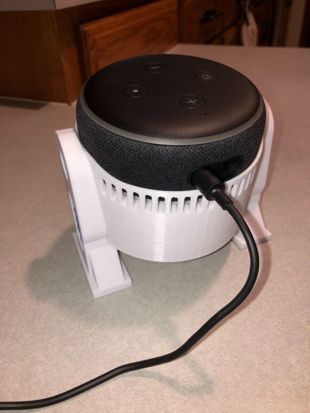 R2-D2 Inspired Echo Dot Stand 4 (Gen 4 & 5) Amazon Alexa 3D Printed