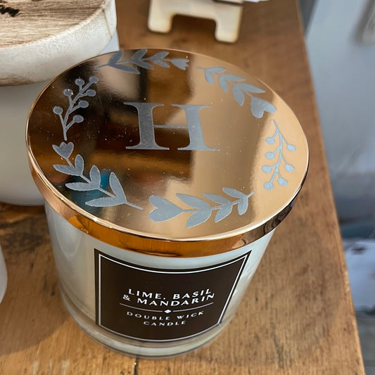 Custom Candle Large Metal Lid
